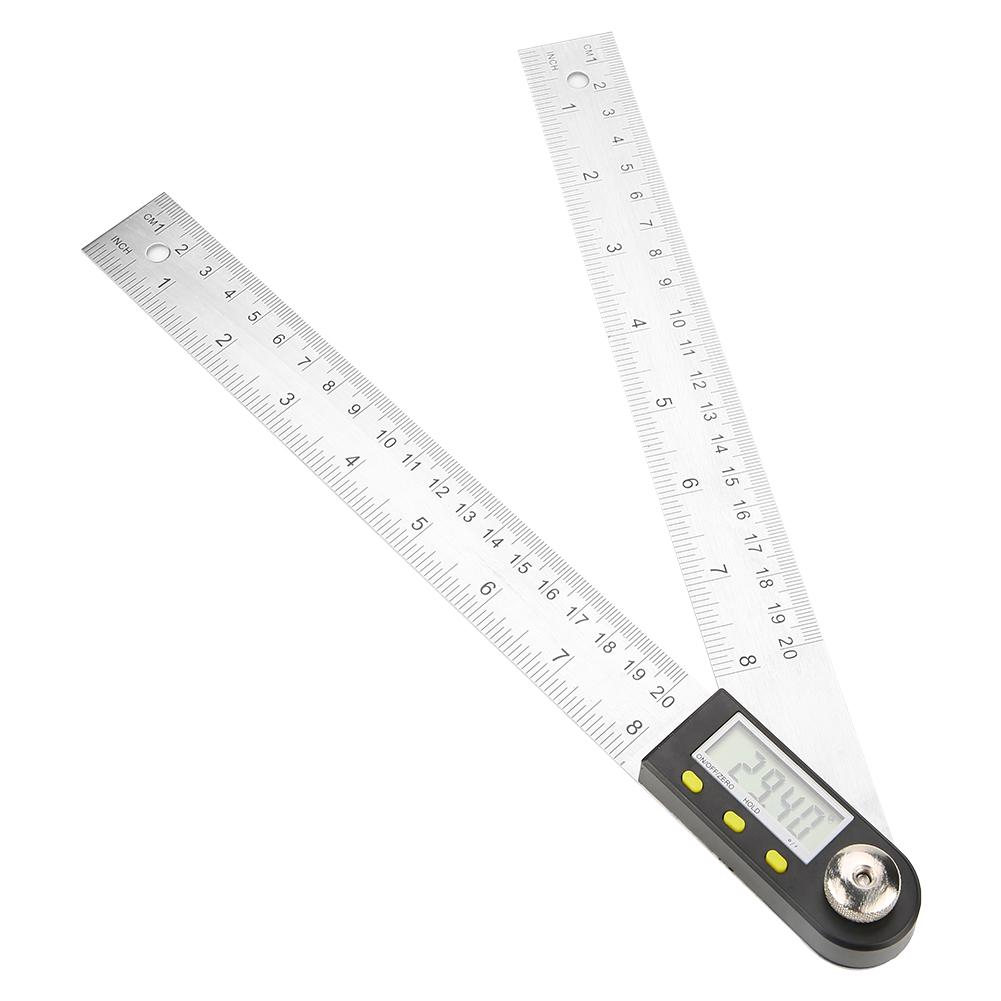 Protomate Ruler 【ลดสุดใจ 】Digital Protractor Ruler 0-200 สเตนเลสสตีลไม้วัดมุมไฟฟ้า ...