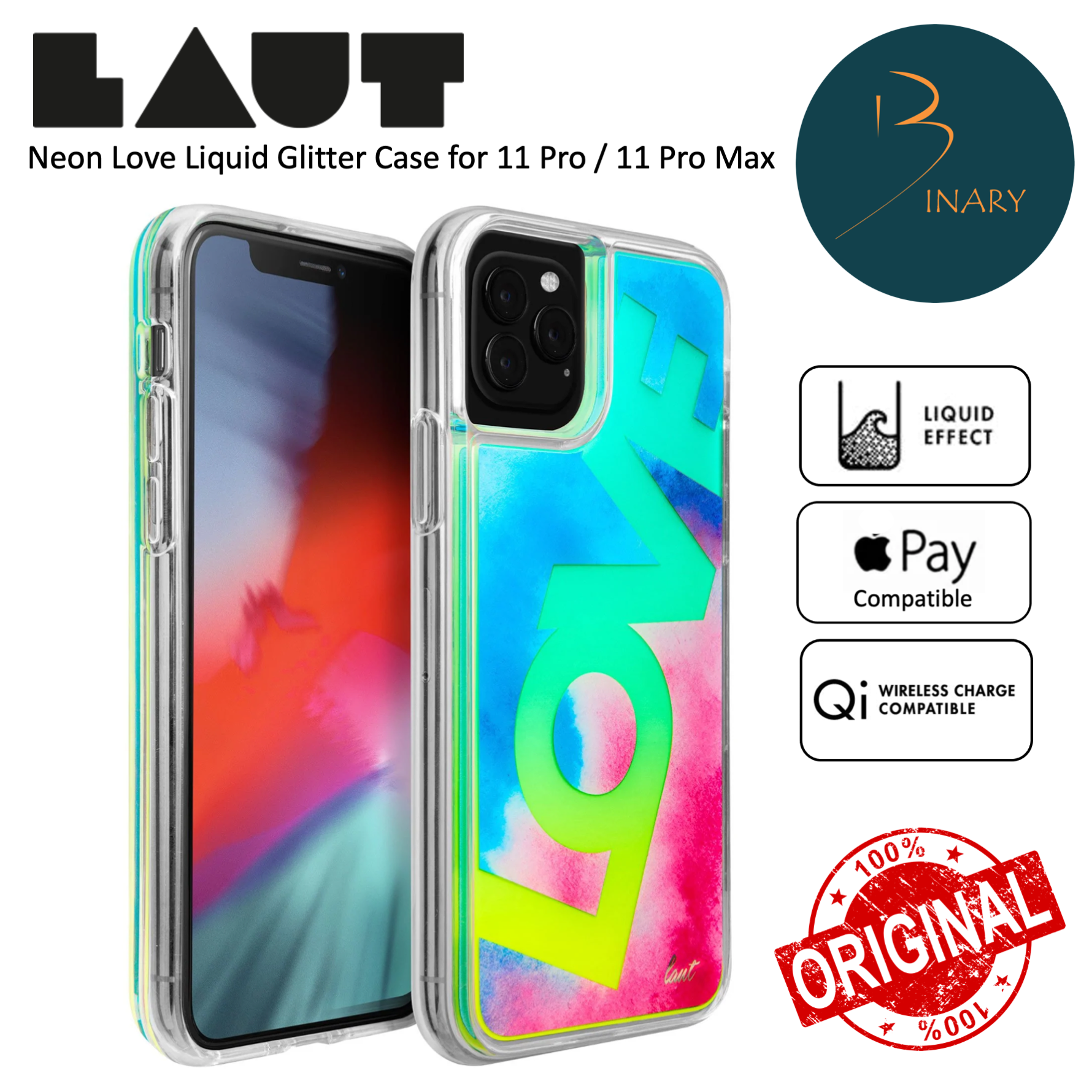 LAUT Liquid Glitter Protection Case for iPhone 11 Pro 11 Pro Max