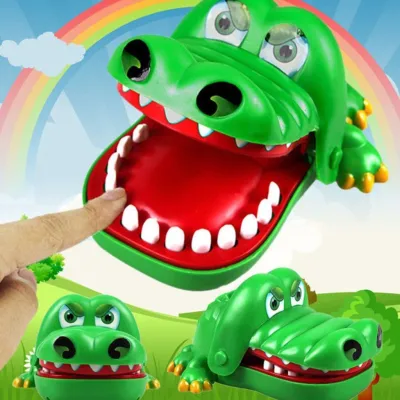 Crocodile Mouth Dentist Bite Finger Game Funny Toy Kids Child Gift