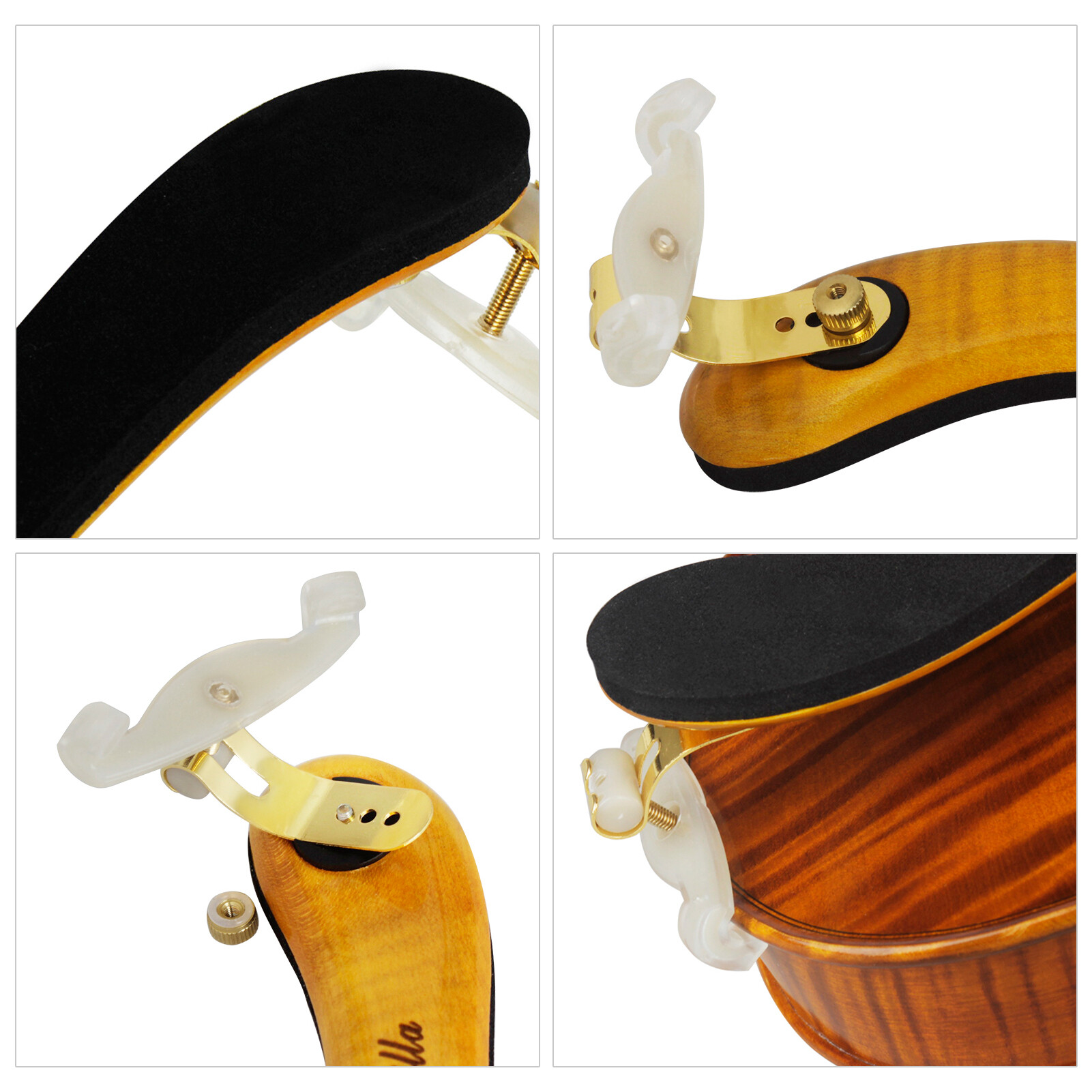 【READY】Astonvilla AS-560 Gỗ Đặc Fiddle Giá Đỡ Ở Vai Cho Đàn Vi-ô-lông Cho 3/4 & 4/4 Violin