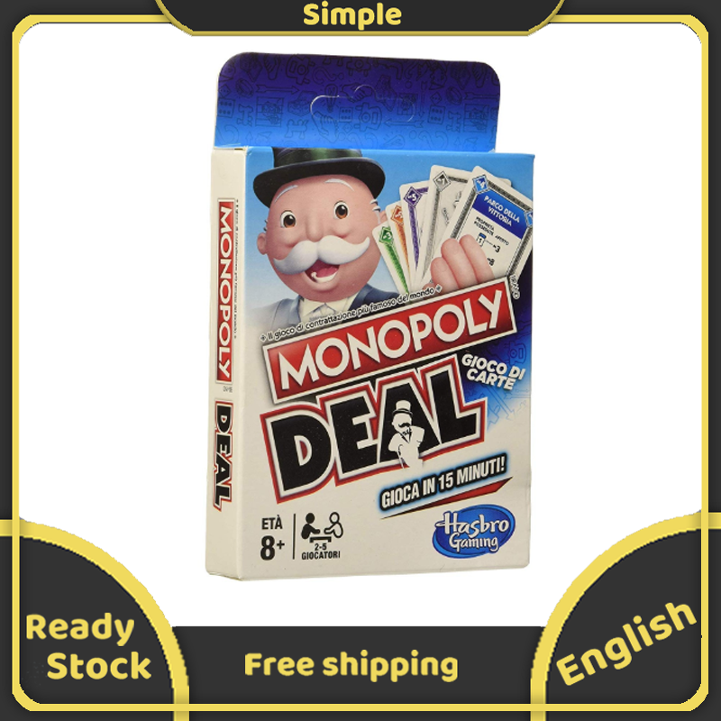 Monopoly Card Board Game For Family Party Game Kid Toy Gift