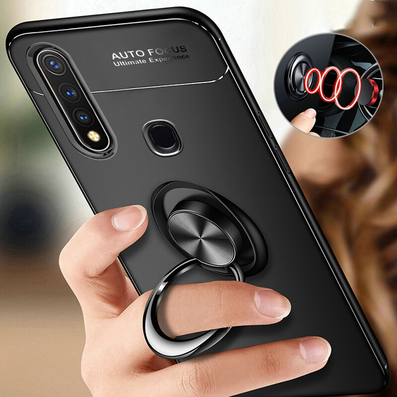LIFEBELLE Casing for OPPO A31 A12 A12e A7 A5s A52 A53 A91 A92 A9 A5 2020 Case, 360 Degree Rotating Metal Ring Kickstand Phone Case Shockproof Protection Soft TPU Casing Back Cover