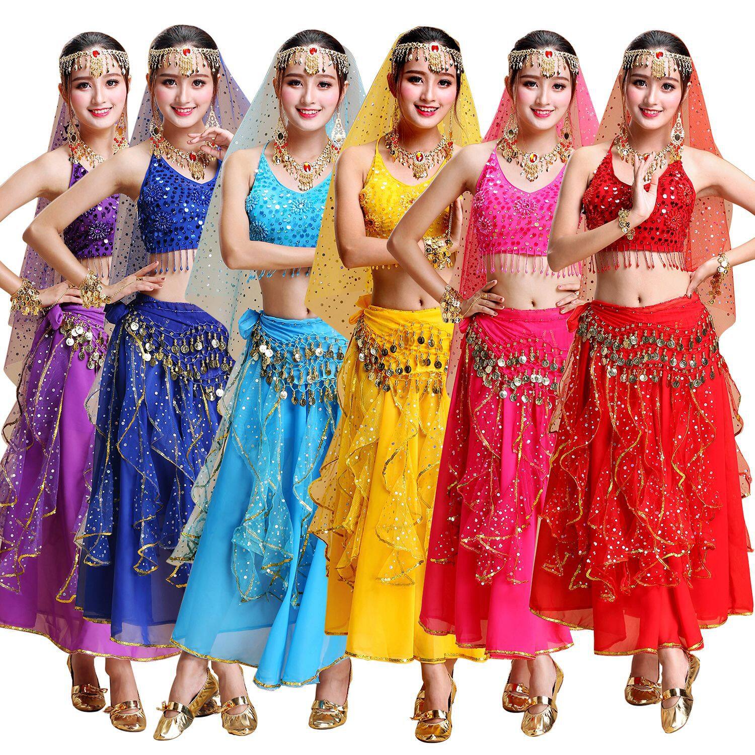 Đầm múa Belly dance  trang phục múa Bụng múa Ấn Độ