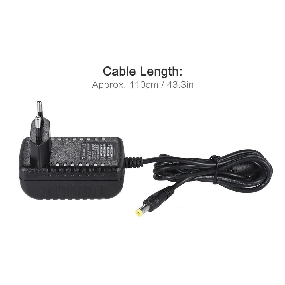 SENT 9V 2A Power Supply Adapter Converter for Guitar Bass Effect 100~240V Input EU Plug
