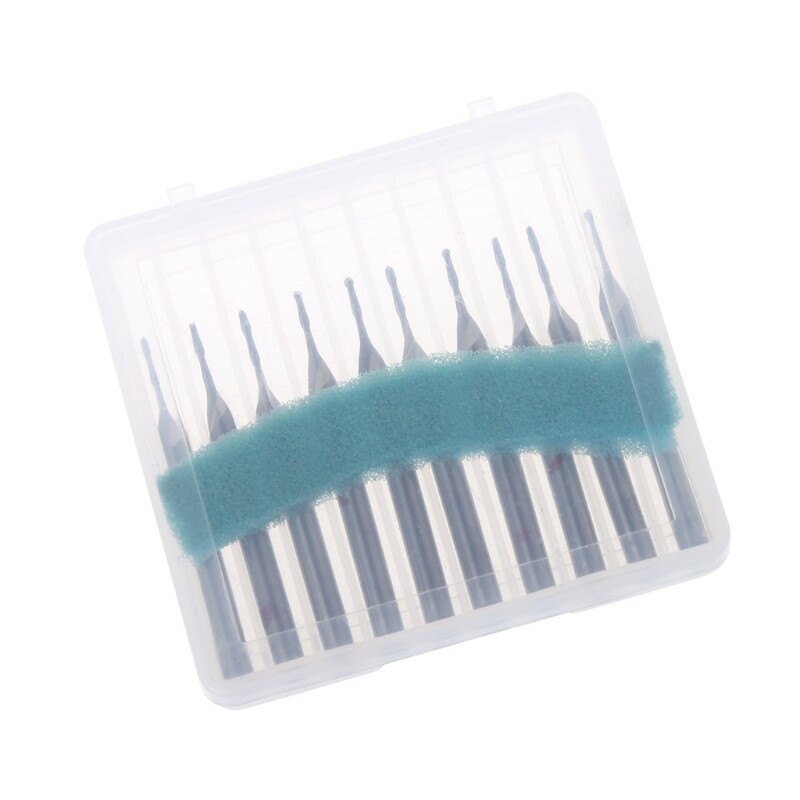 10 cái sáo đôi 1/8 inch 1mm mũi dẹt cacbua xoắn ốc mũi phay cnc, cel 5mm