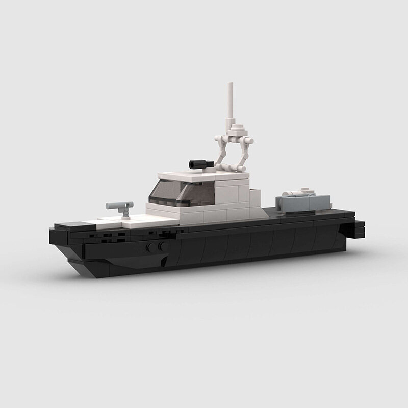 MOC City Police SWAT Patrol Torpedo Boats Building Blocks Bricks Toys For Kids Boys And Girls Compatible With Lego