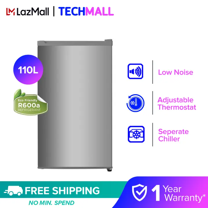 Hisense 110l Single Door Fridge Refrigerator Rr120d4agn Lazada