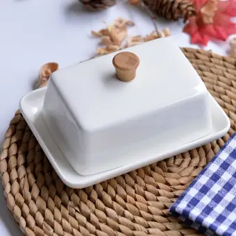 covered butter dish