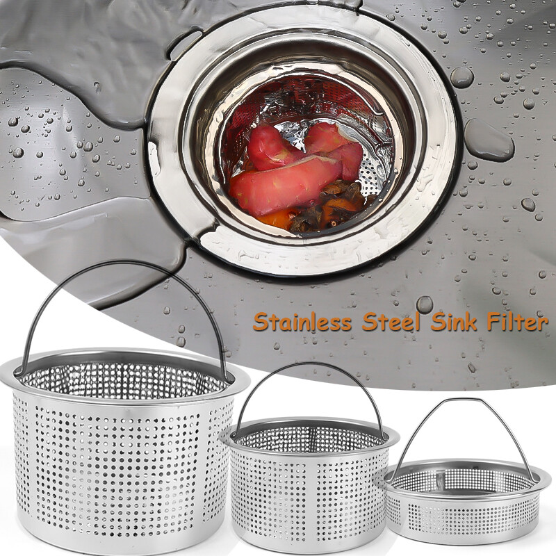 Kính Lọc Anglebabylife Bộ Lọc Bồn Rửa Nhà Bếp Mắt Lưới Inox Chén Lọc Chậu Rửa