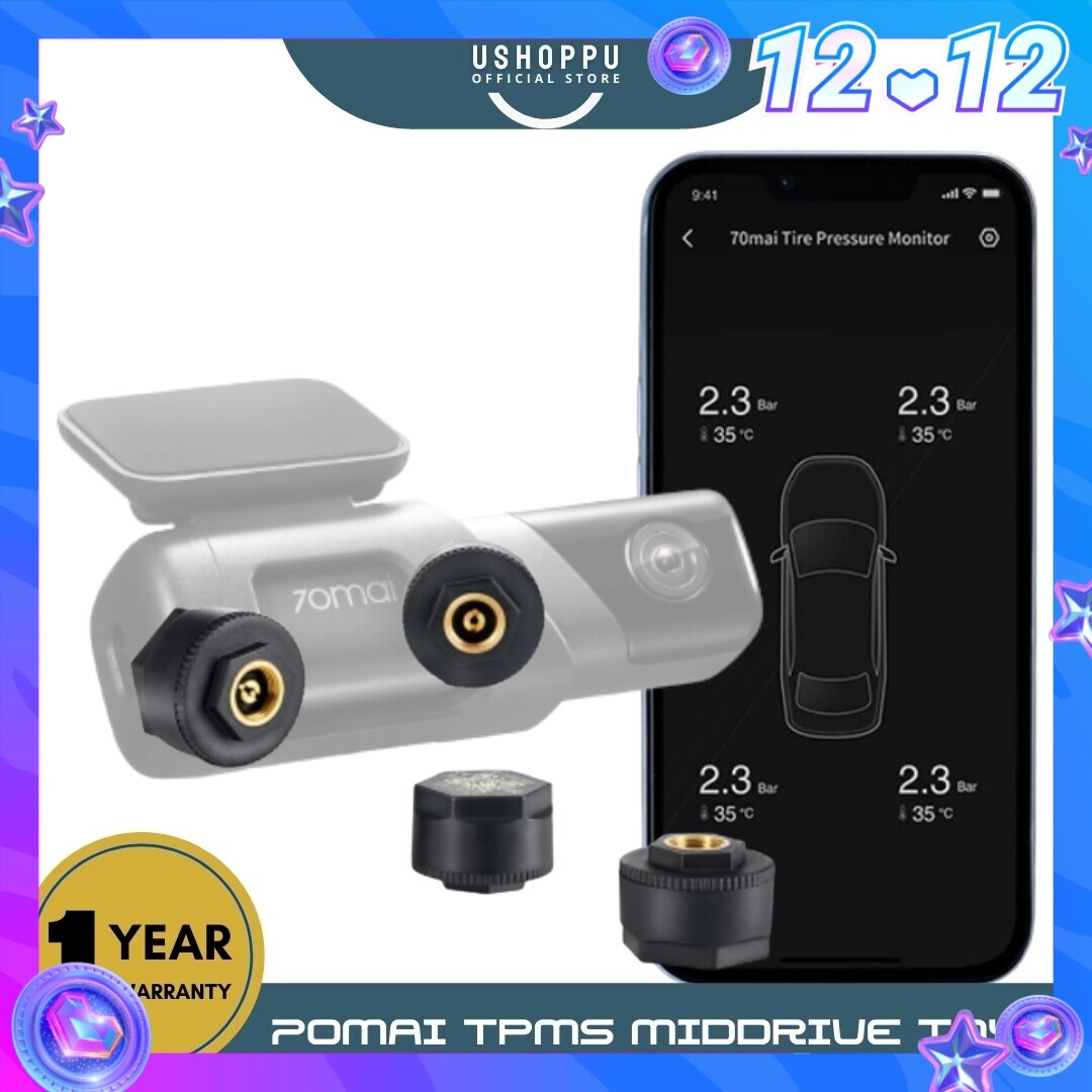 70mai M500 TPMS External Tyre Pressure Sensor with App Control | Lazada