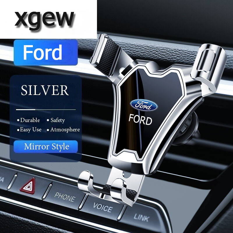 Car Phone Holder Phone Stand Holder Auto Cellphone Holder Phone Stand Holder Gravity Car Mount Phone Holder For Ford Focus Mustang Ranger Raptor Ecosport Everest Transit Mondeo T150 Bronco Territory Explorer