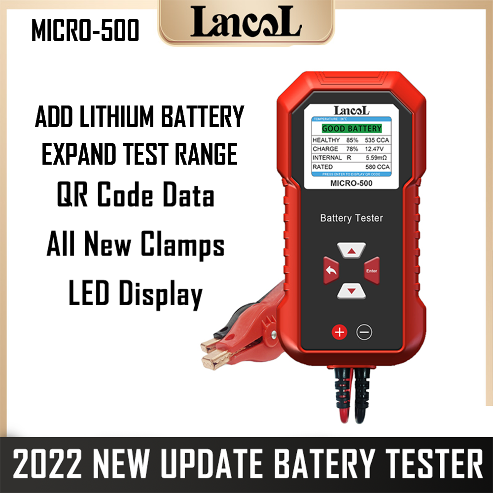 Lancol Micro200 Pro 12V Car Battery Tester Motorcycle Battery Analyzer ...