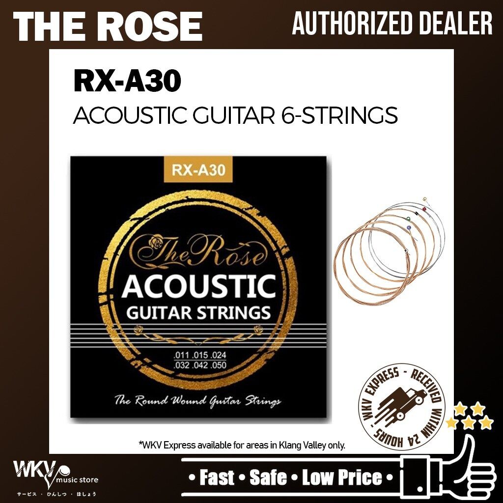 The Rose High Quality Acoustic Guitar Strings Set RX A30 RX A30