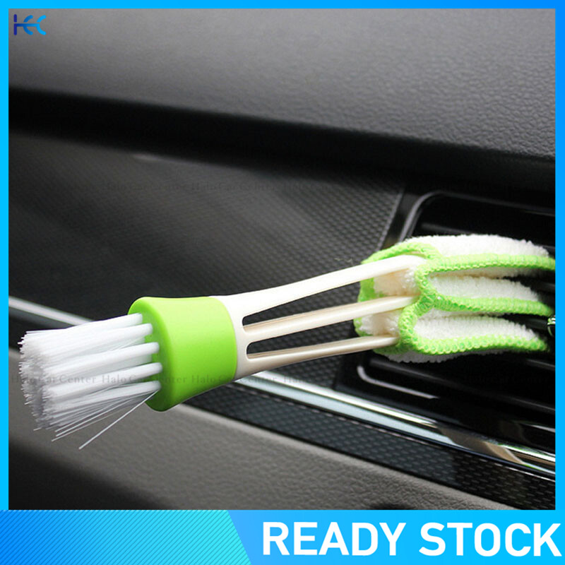 1pcs Double Slider Car Air-conditioner Outlet Cleaning Tool Multi-purpose Brush