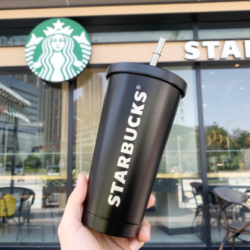 Starbuck Official Store Starbuck Straw Cup Stainless Steel Insulation Water Cup Male and Female Student Gift Car Large-capacity Couple Cup Starbuck Cup Starbuck Coffee Mug