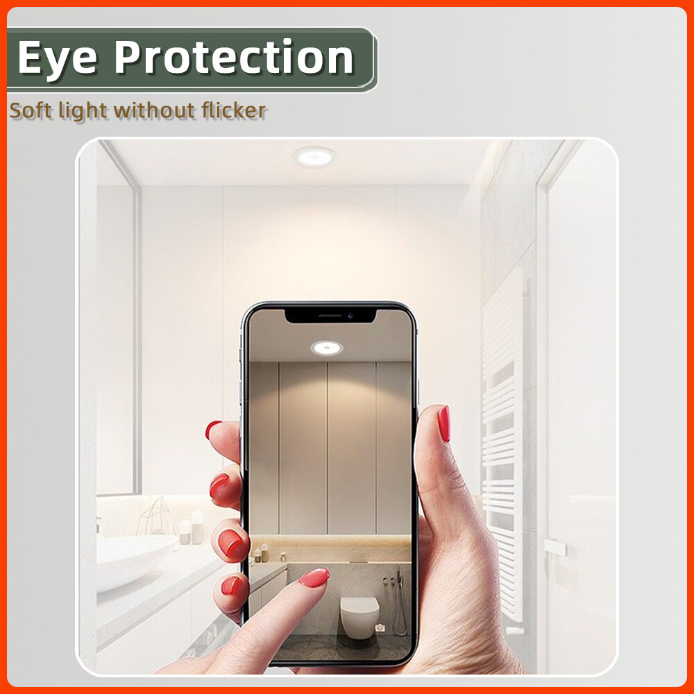 PIR Sensor Motion LED Downlight Night Light Recessed Ceiling Spot Lamp 9W 12W Radar Sensor Downlight Auto On/Off Lighting Bathroom Kitchen Home