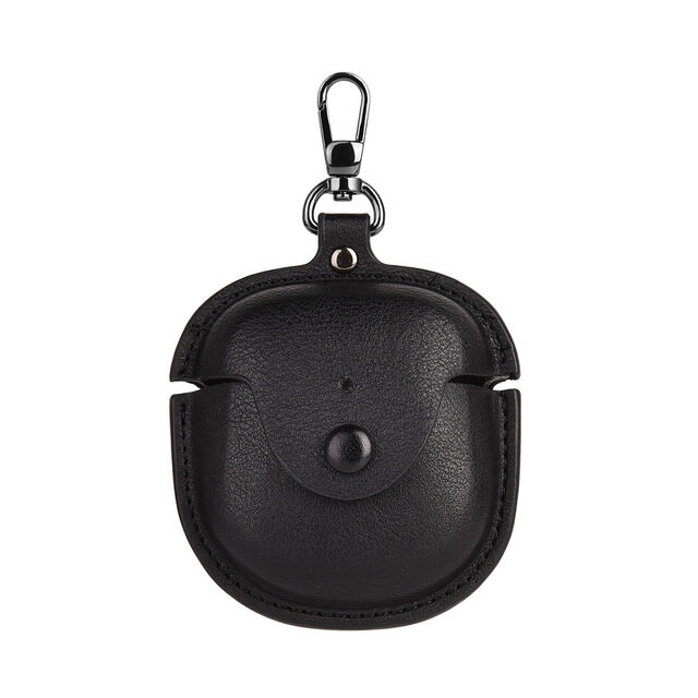 Solid Color Simple Soft Shockproof Leather Earphone Protective Case for Bose QuietComfort Earbuds II Headphone Protective Case