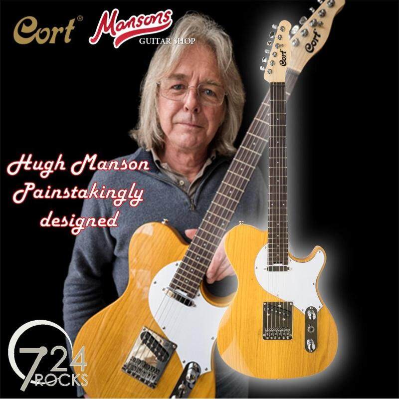 Cort Classic TC Manson Stage Series Hugh Manson Painstakingly designed Electric Guitar - Scotch Blonde Natural Malaysia