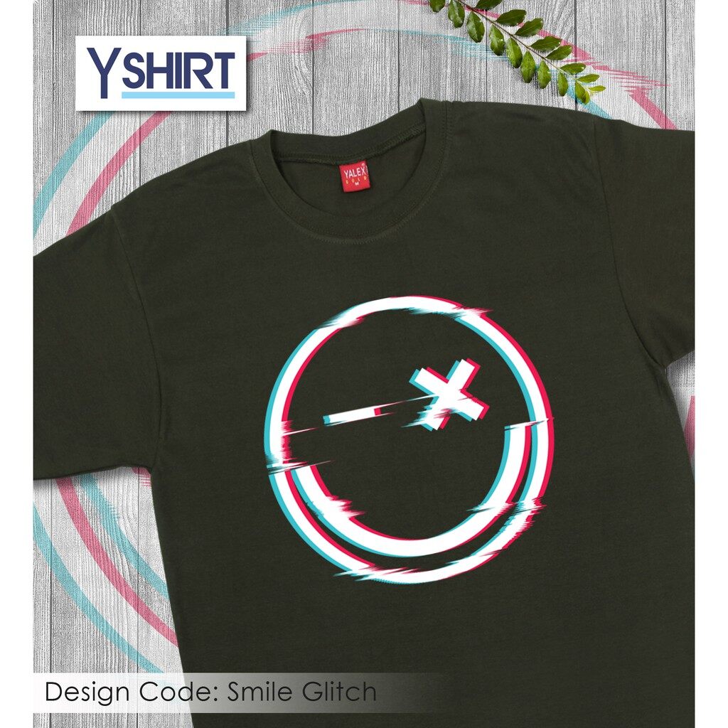 T shirt for men/YSHIRT Smiley Design 