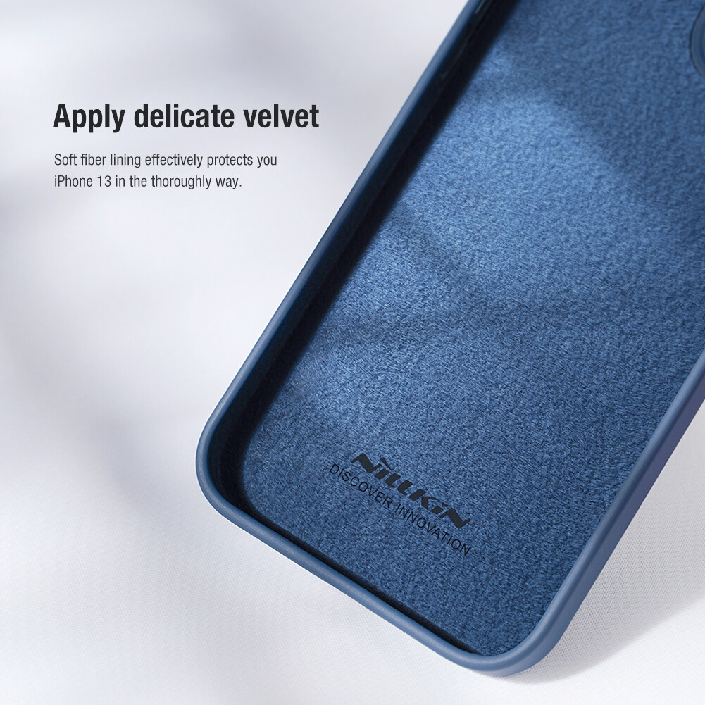 Nillkin CamShield Silicone Ốp Lưng Cho  iPhone 13 Ốp Lưng Mượt Silicon Mềm Trượt Máy Ảnh Bảo Vệ Ốp Lưng