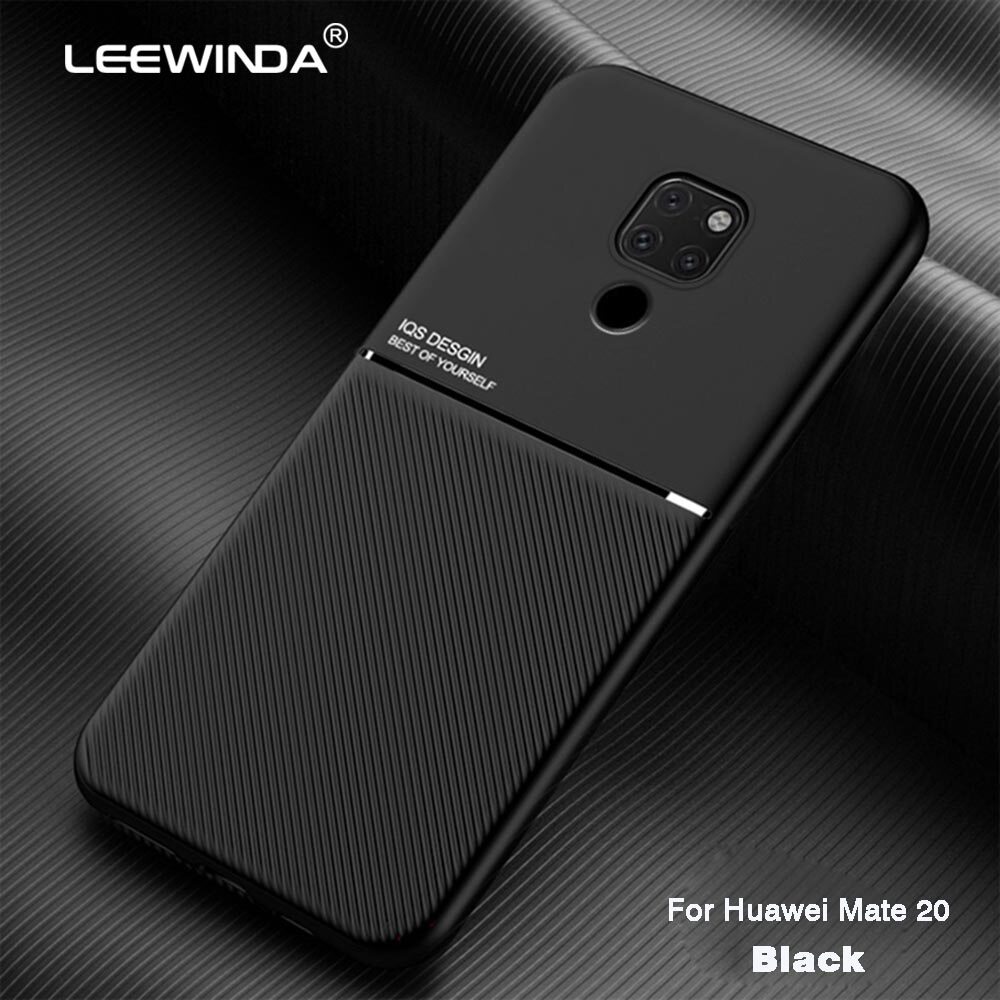 LEEWINDA For Huawei Mate 20 Pro Phone Case,For Huawei Mate 20X Cases,LuxuryRubbed Pattern Shell Twill Ultra thin Shockproof Back Cover