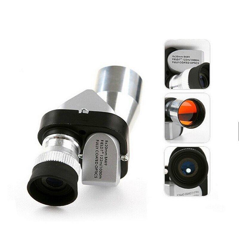 Mini 8X20mm Bạc Bằng Một Mắt Phạm Vi, Cho Cắm Trại Du Lịch Đi Bộ Đường Dài Quang Học Bằng Một Mắt Kính Thiên Văn, Màu Xanh Lá Cây Tráng Ngoài Trời Bằng Một Mắt
