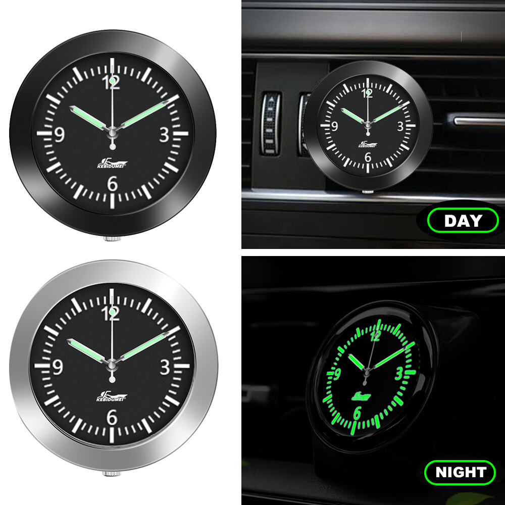 Mini Quartz Clock Car Air Vent Clip Pointer Clock Auto Air Outlet Interior Clock Watch For Audi 100 200 80