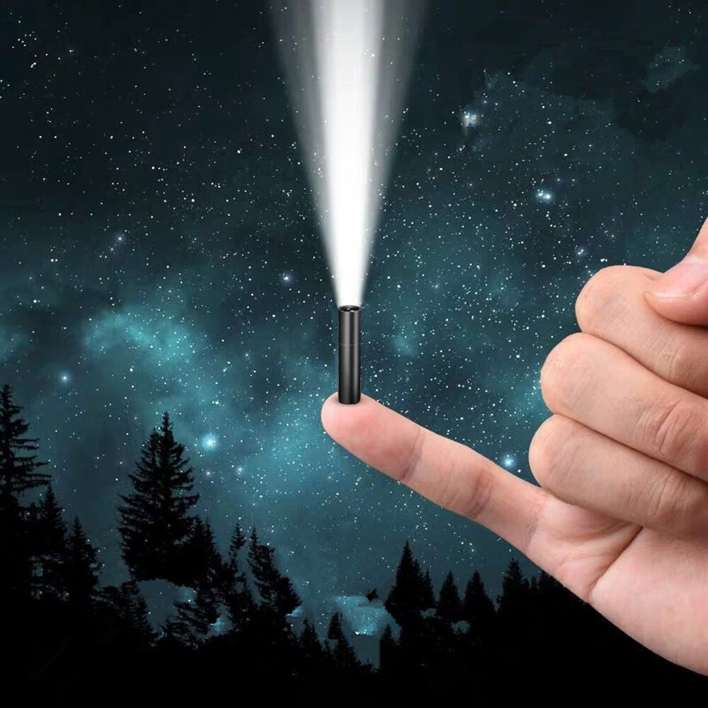 [Hot sale] original USB rechargeable powerful mini torch super bright mini torch powerful 3 modes zoomable flashlight for outdoor activities hiking camping H * unting