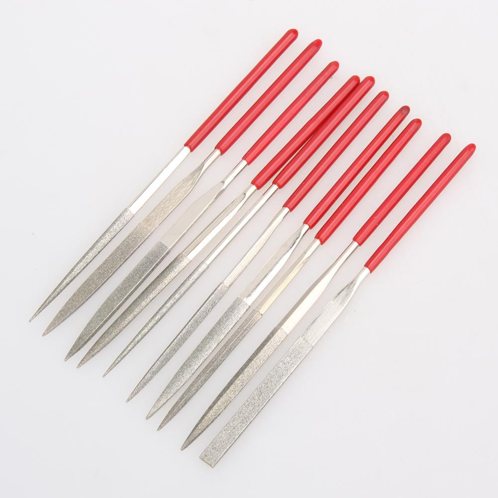 10pcs 140mm Diamond Mini Needle File Set Handy Tools for Ceramic Crafts