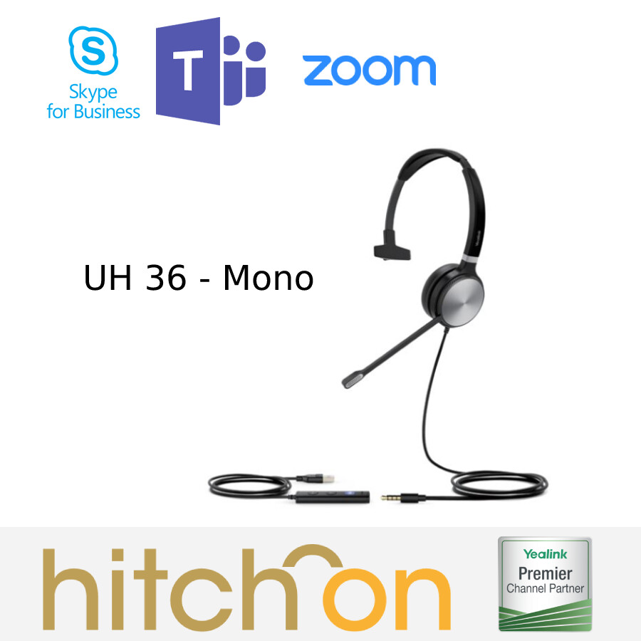 Yealink UH36 USB Wired Headset (Dual/ Mono) Ready Stock Ship