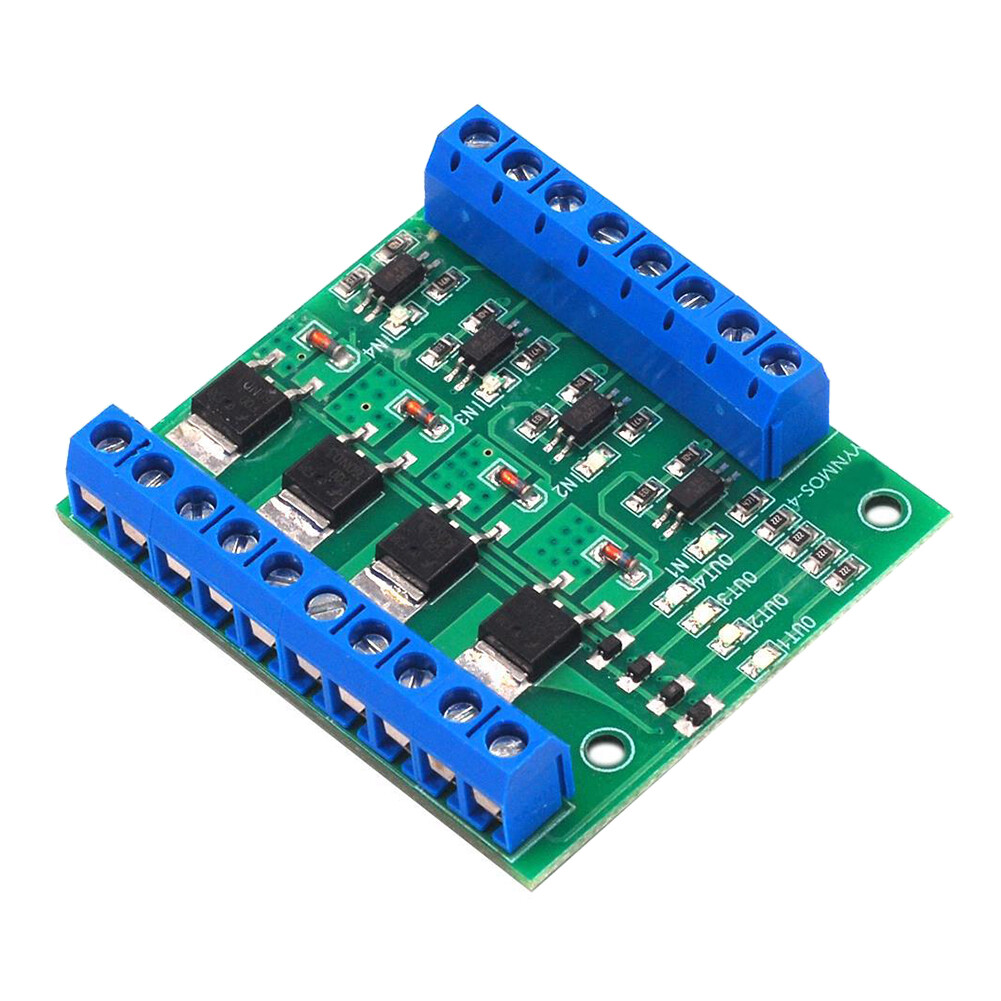 PLC Amplifier Board Driver Optocoupler 4-Channel MOS FET PLC Amplifier Board Driver Module