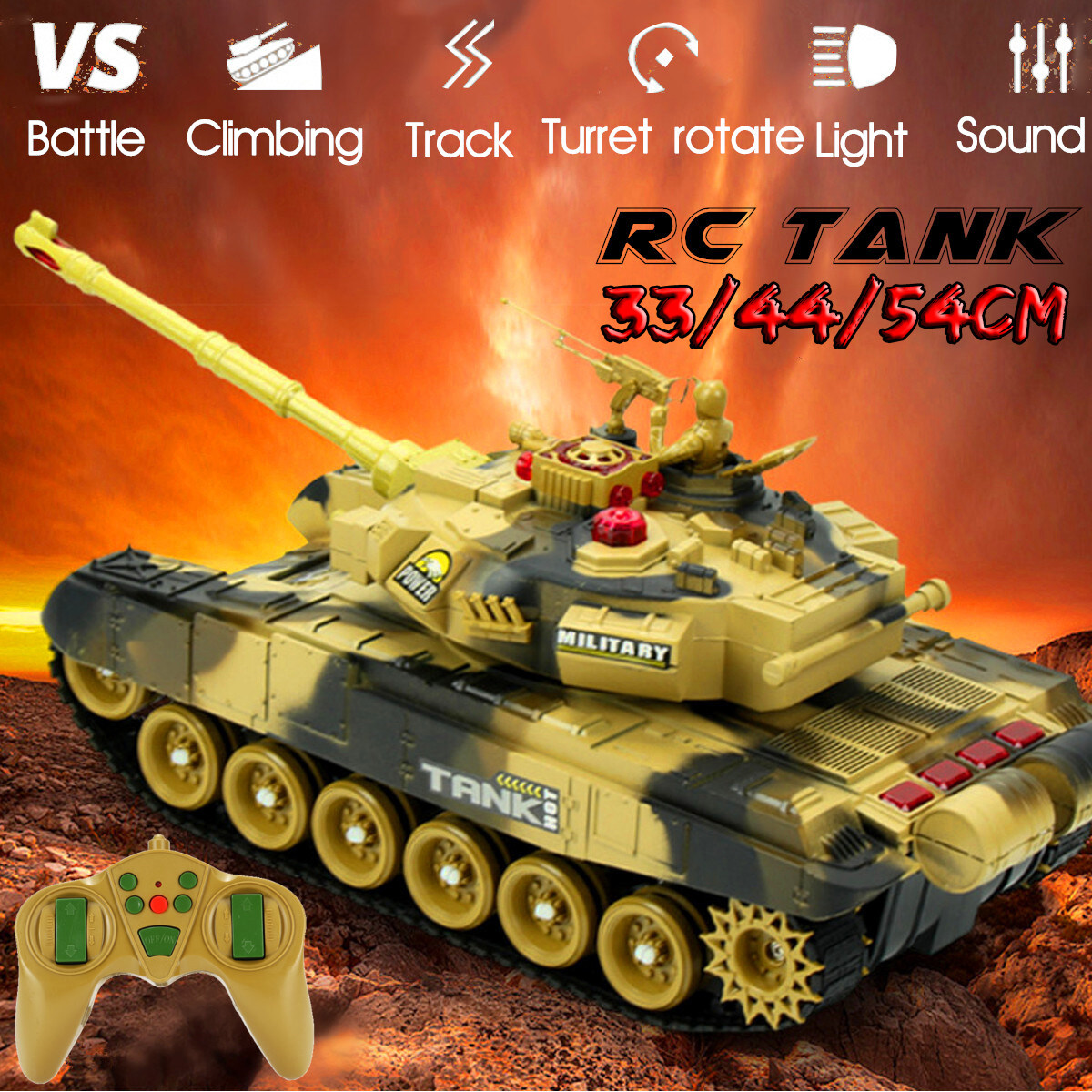 remote control turret toy