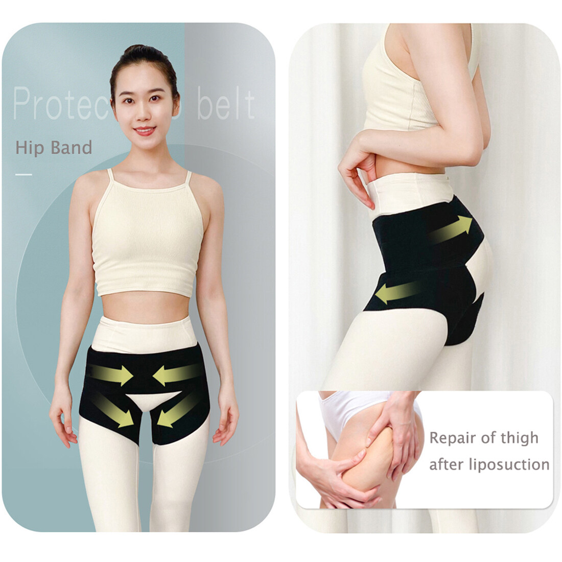 NEENCA Hip Brace Thigh Hamstring Sciatica Pain Relief Brace