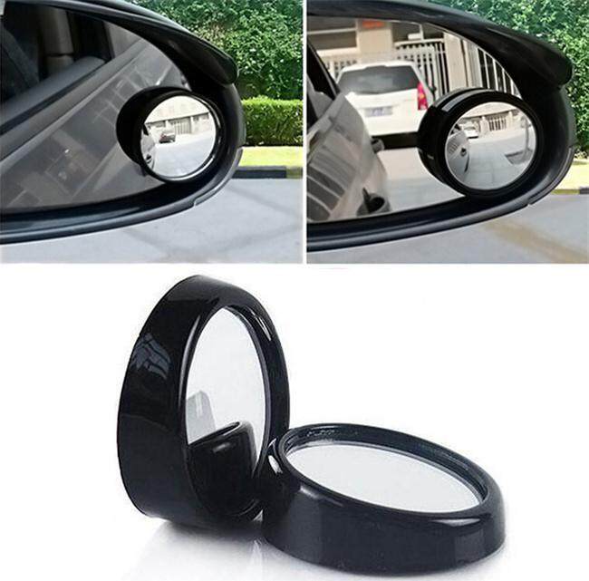 2 Safety Convex Blind Spot Mirror Towing Reversing Driving Self Adhesive Car Van