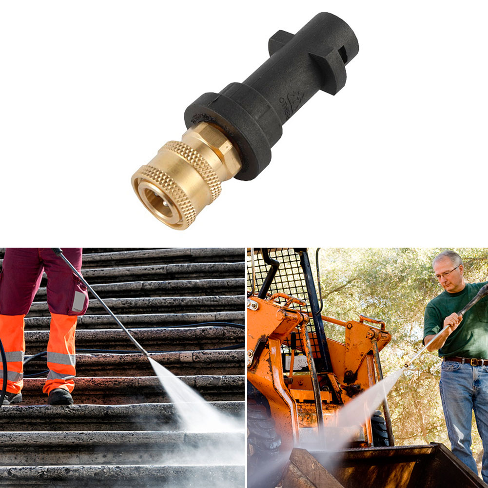 Universal Pressure Washer Tool Adapter 1/4 Quick Connector for Karcher K2 K3 K4 K5 K6