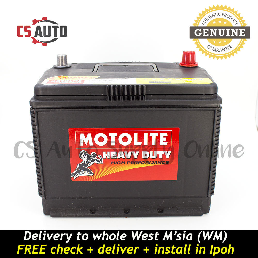Century Ns70r Ns70 Motolite Car Battery Mf For Proton Wira Perdana And Toyota Unser Fortuner Ipoh 100 Original Lazada