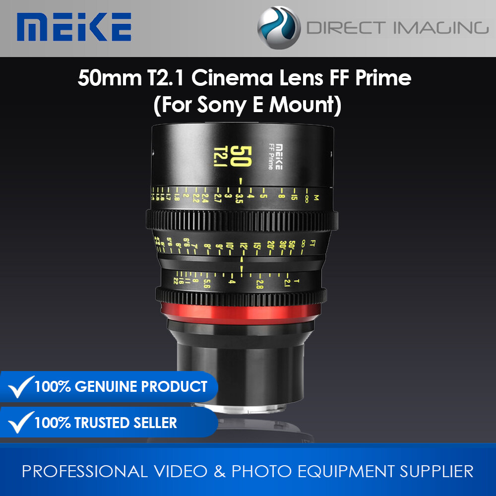 Meike 50mm Cinema Lens FF Prime (For Sony E Mount) Lazada