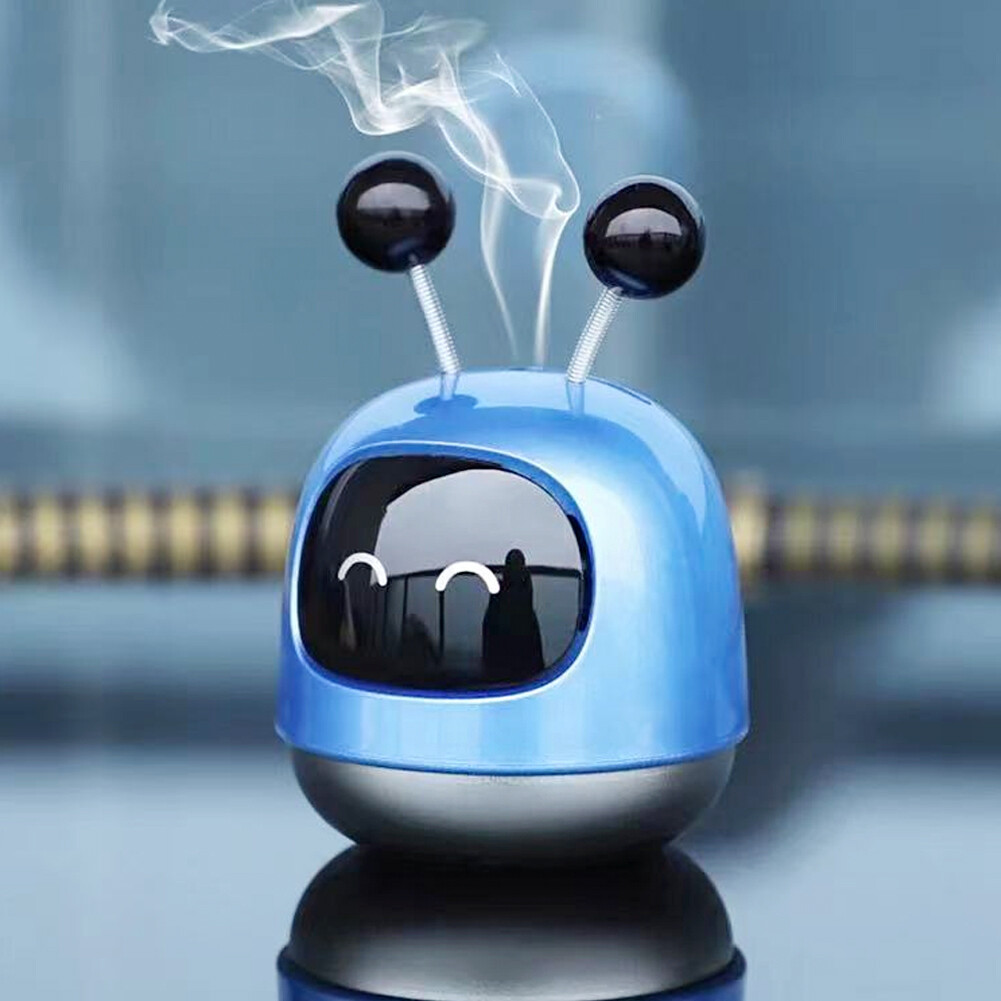 JaneDream Diffuser Air Vent Cleaner Car Perfume Air Freshener Robot Interior Accessories Solid Fragrance