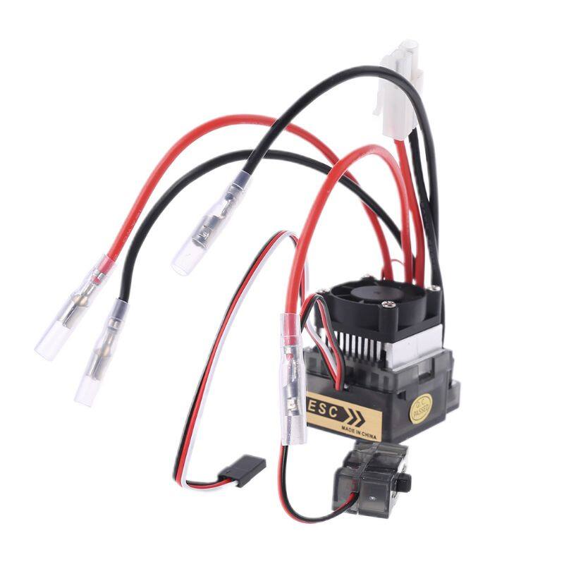 Off-Road 320A 2~4S LiPo Battery Brushed ESC Speed Controller T Plug BEC 5.6V 2A for RC 1/10 Car Truck Auto