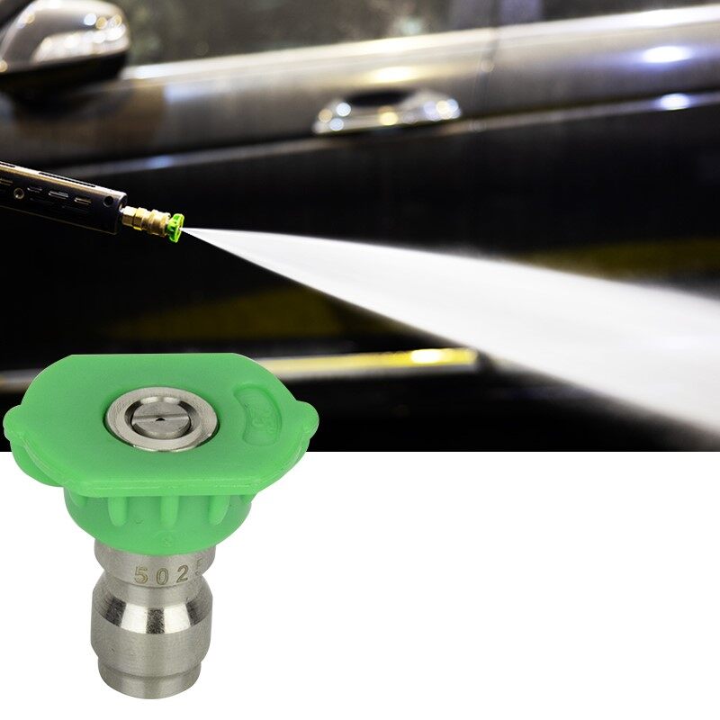Car Washer Spray Nozzle Pressure Washer Spray Tips Nozzles High Power Kit Quick Connect Spray Nozzles Tips Foam Nozzle Parts