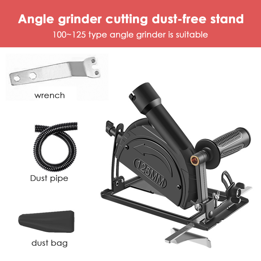 Hand Angle Grinder Converter To Cutter 40mm Depth Adjustable Grinder Bracket To Cutting Woodworking Table Tool With Guide Rule
