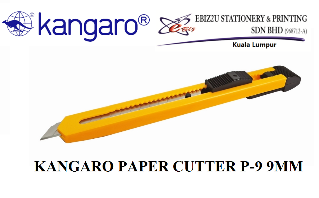KANGARO PAPER CUTTER P9 9MM ECONOMY (cutter, knife, blade) Lazada