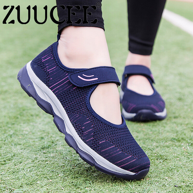 ZUUCEE Giày Đi Bộ Cho Mẹ, Người Cao Tuổi Giày Thể Thao