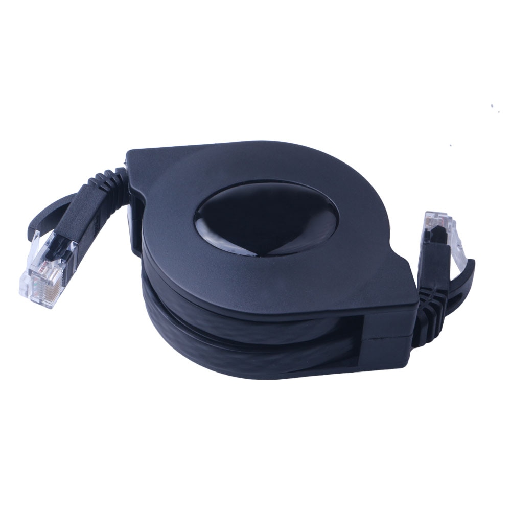 Network Cable CAT-6 RJ45 Flat Ethernet Cable Retractable Flexible Flat Lan Cable RJ45 Cable For Xbox PS2 PS3 Router Laptop 1M 2M