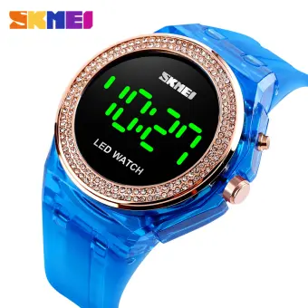 women's analog watch with backlight