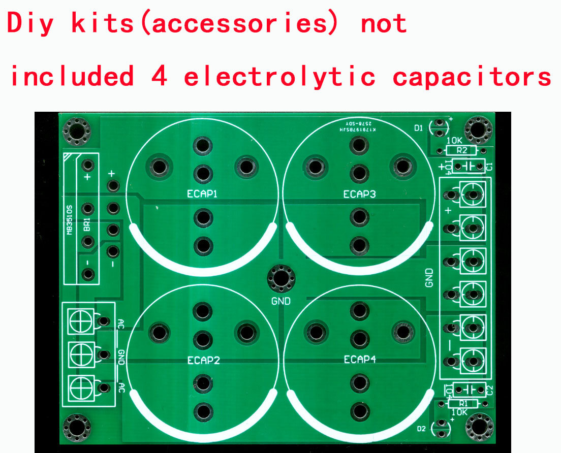 Amplifier Rectifier Filter Power Board Dual Power PCB Bare Board