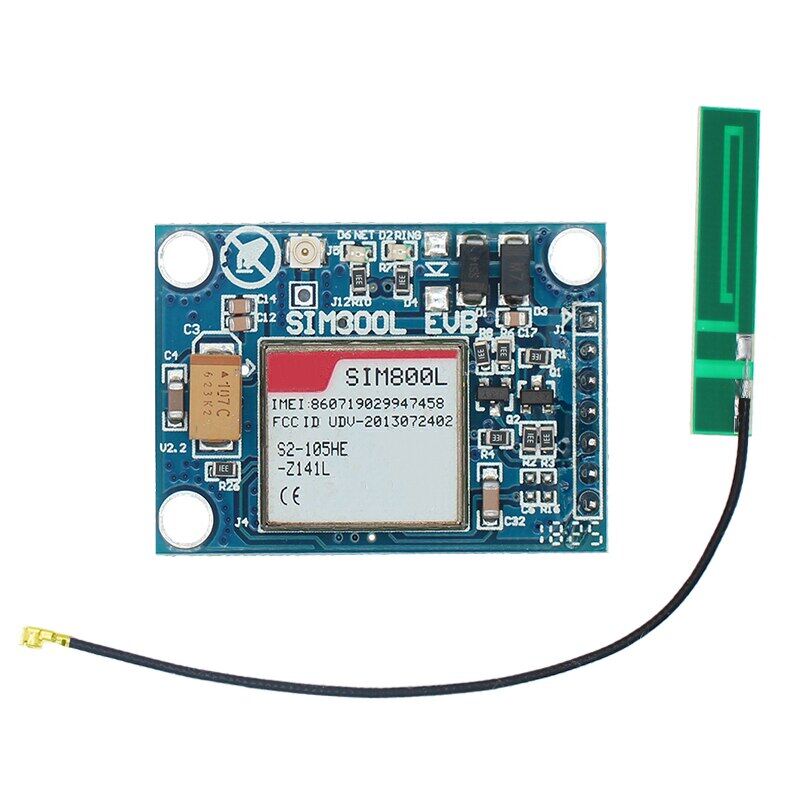 Smallest sim800l gprs gsm module micro sim card core board quad-band ttl serial port for arduino