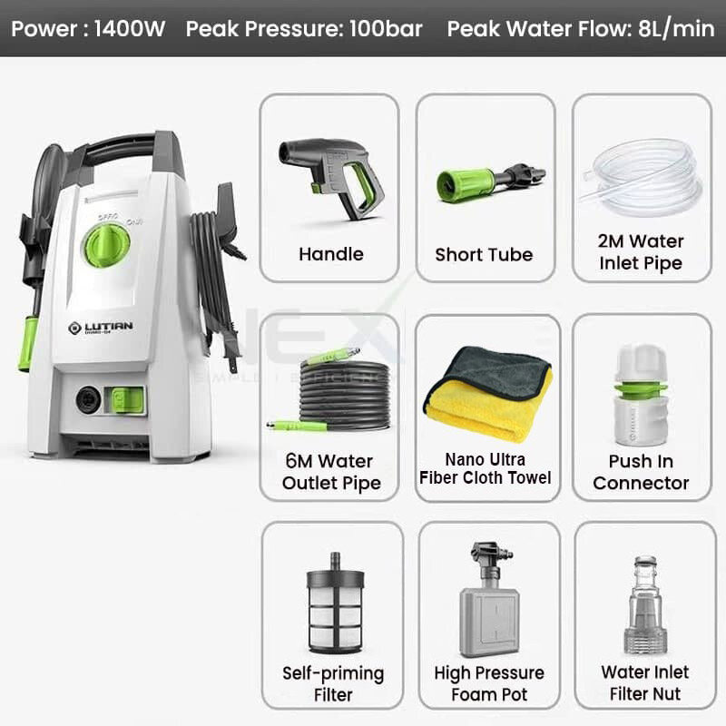 Nexus Car High Pressure Water Jet Cleaner LUTIAN High Pressure Portable