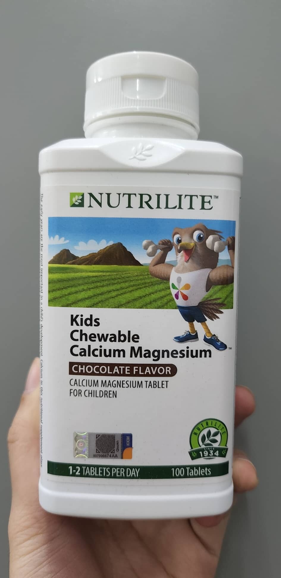 Nutrilite Kids Chewable Calcium Magnesium Tablet - 100 Tab | Lazada