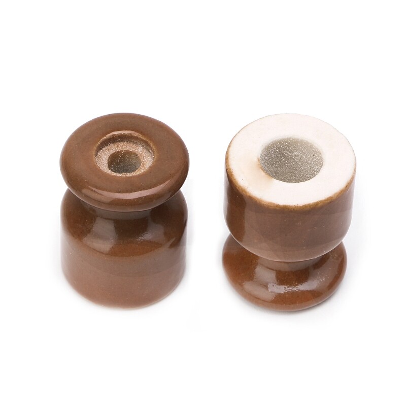 5PCS High Frequency Electric Porcelain Gourd  24mm Porcelain Ceramic Insulator